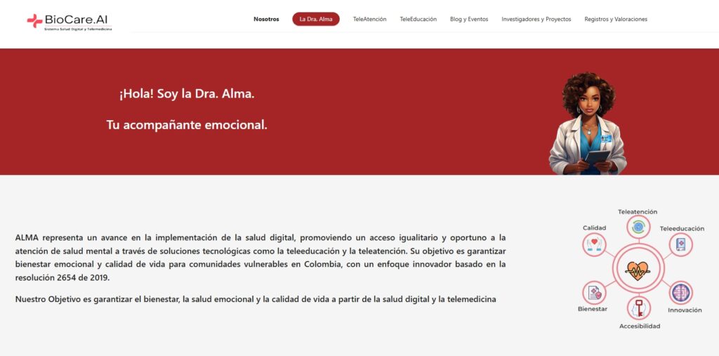 Plataforma ALMA por BioCare.AI